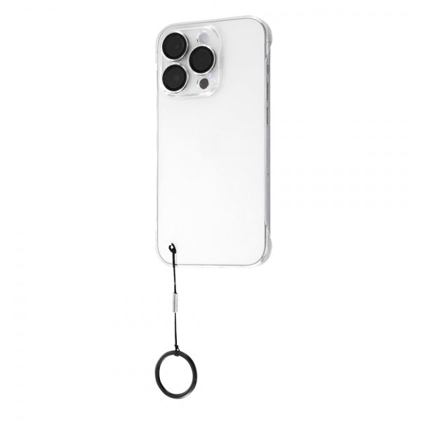 iPhone 14 Pro用】超軽量 ハードケース ウルトラライト リングストラップ付