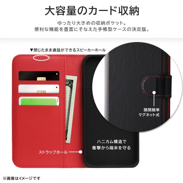 ムーミン / 手帳型レザーケース シンプル マグネット