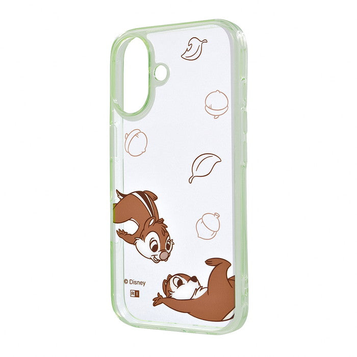 ディズニー / 衝撃吸収 バンパー ハイブリッドケース / チップ&デール