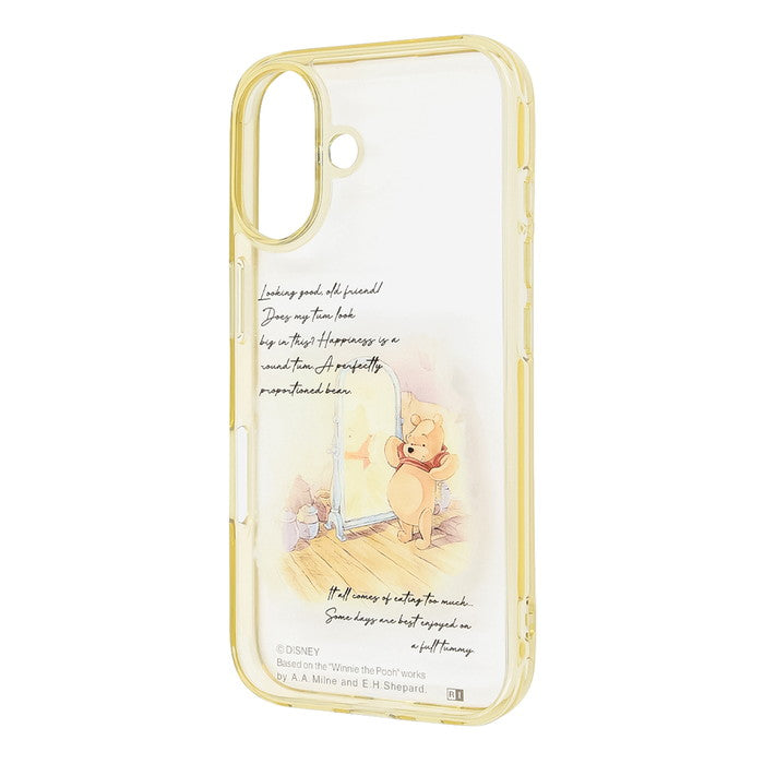 ディズニー / 衝撃吸収 バンパー ハイブリッドケース / プー_丸いおなか