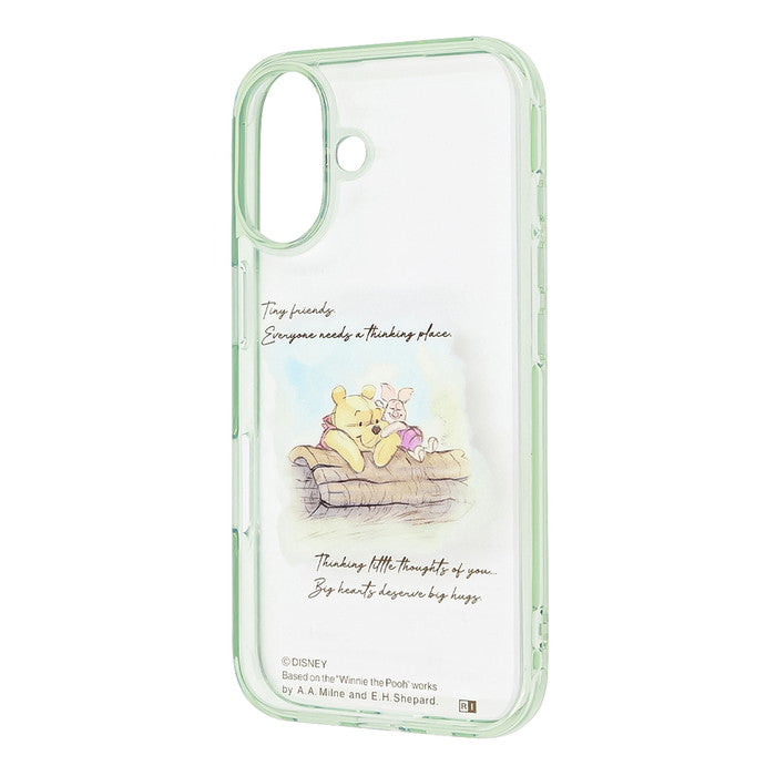 ディズニー / 衝撃吸収 バンパー ハイブリッドケース / プーとピグレット_ハグ