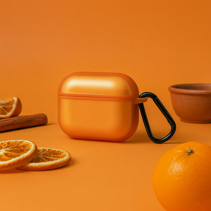 AirPods Pro 3 / 耐衝撃 カラーケース シルキーマット / ブラック