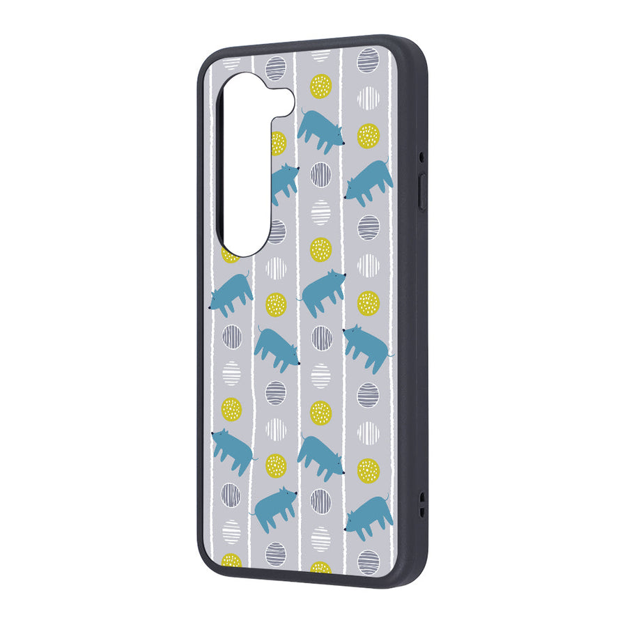 maru 衝撃吸収 バンパー ハイブリッドケース / 北欧パターン_2