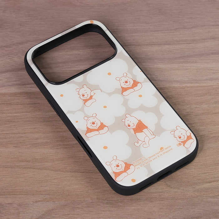 #カラー_プーさん_花柄_黒縁