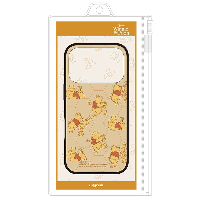 #カラー_プーさんとはちみつ_総柄