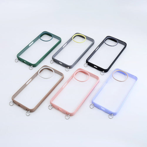 Like standard Puffull 耐衝撃 バンパー ストラップ金具付き ハイブリッドケース