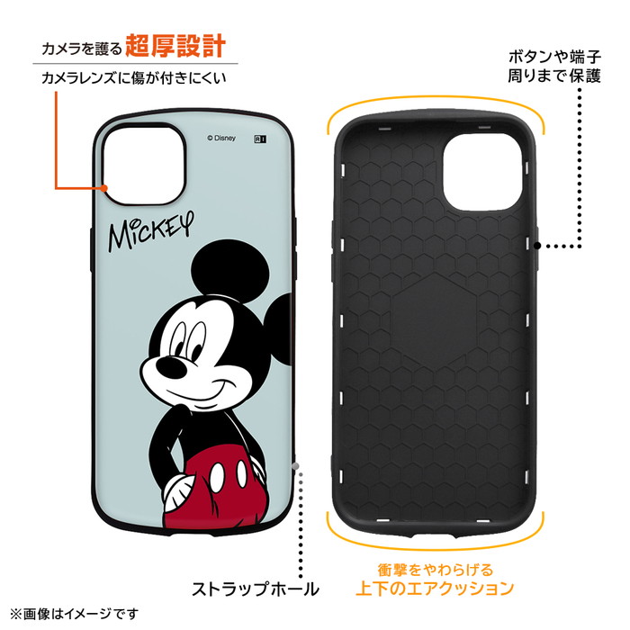 ingrem 【iPhone 15 Plus】ディズニー 耐衝撃ケース MiA/ミニーマウス
